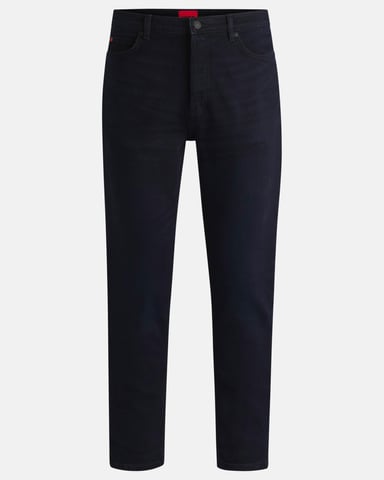 Men's Boss Tapered-Fit Jeans in Dark Blue