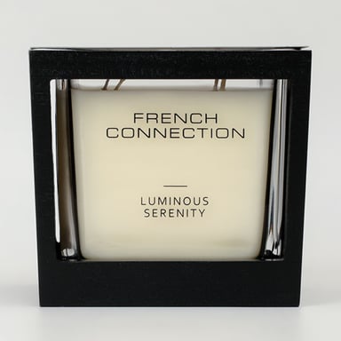 French Connection Wooden Collection Luminous Serenity Candle 480g