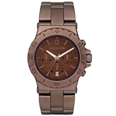 Michael Kors Dameshorloge Kwarts Bruin