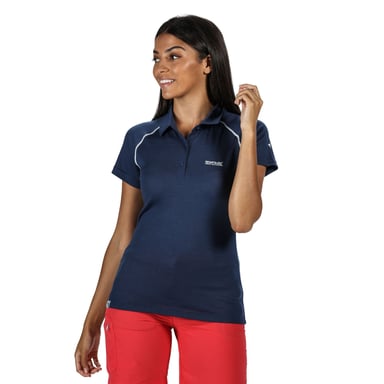 Regatta Dames/dames Kalter Polo Shirt (Donkere Denim)