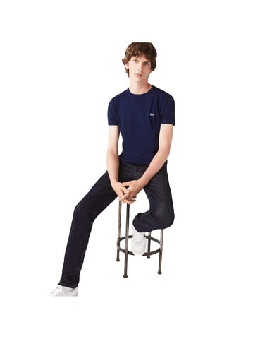Lacoste Basic Crew T-shirt Marineblauw