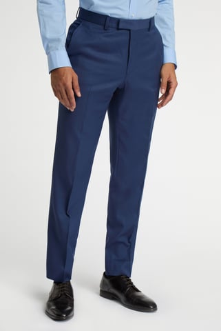 Regular Fit Blue Trousers