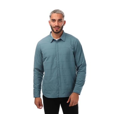 Herenhemd Snow Peak Flexible geïsoleerd in blauw
