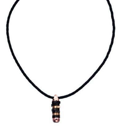 Police: "Cam" Black Leather Necklace