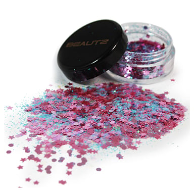 Aquarius Beautz Chunky Glitter 10ml pot with 5-gram Glitter, Fairy