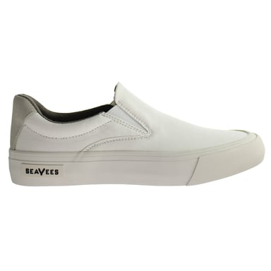 Seavees Hawthrone Slip On Standaard Bleach Poplin Twill Off White Damesschoenen