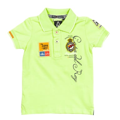 Kinderpolo met korte mouwen en reverskraag 37700054