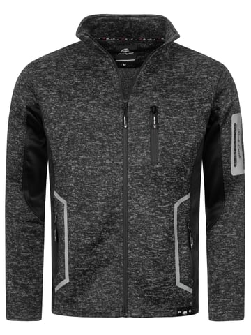 Rock Creek Fleecejacke Schwarz