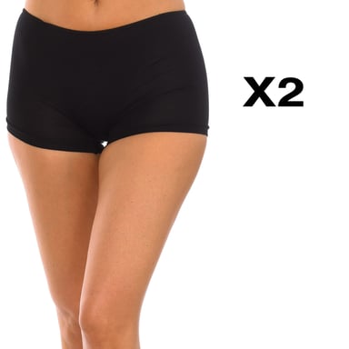 Pack-2 Microfiber Korte Broek Q-EN901 voor dames