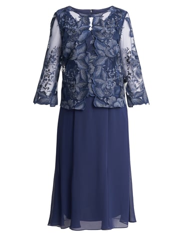 Nadine Midi Length Mock Jacket Dress