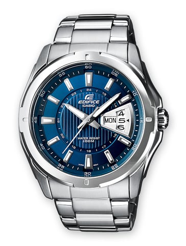 Casio Edifice herenhorloge Zilverkleurig EF-129D-2AVEF