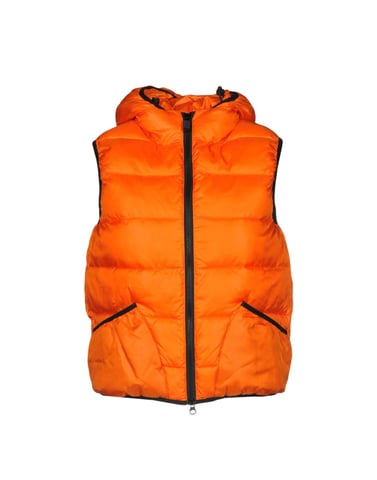 Aspesi Orange Techno Fabric Gilet