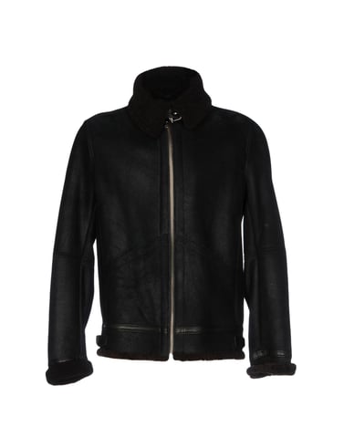 Dondup Black Lambskin Jacket
