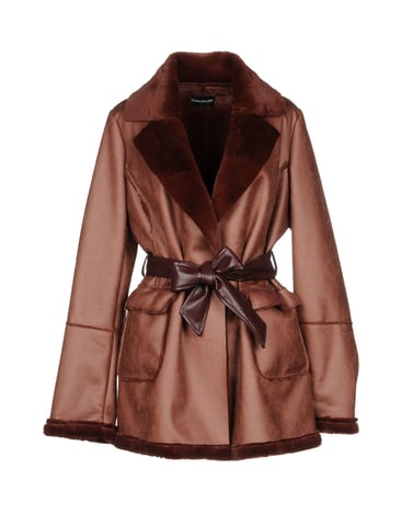 Coat & Jackets Diana Gallesi Brown Women's Polyester