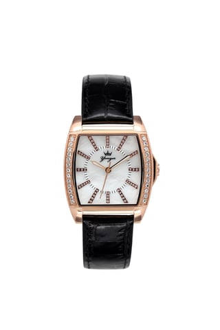 Yonger and Bresson: Rose Gold Watch with White Dial