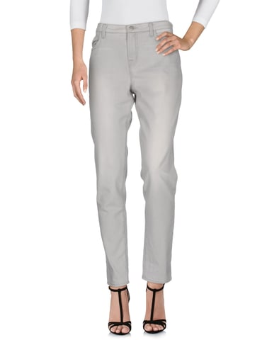 J Brand Light Grey Cotton Straight Leg Jeans