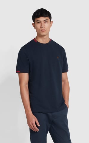 Bedingfield Tipping T-shirt Navy
