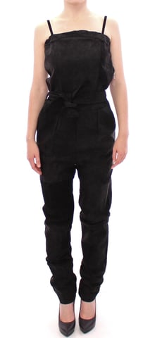 La Maison du Couturier Exclusieve Leren Jumpsuit