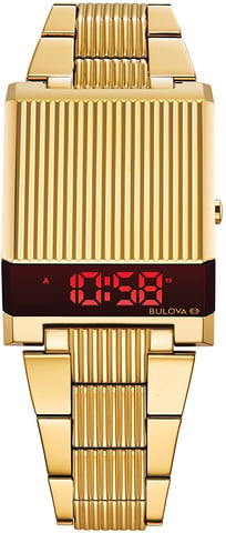 Bulova Computron Heren Gouden Horloge 97C110