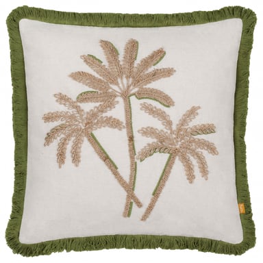 furn. Palm Geborduurde Kussensloop