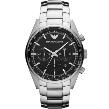 Emporio Armani AR5980 Chronograaf Zwarte Wijzerplaat Herenhorloge