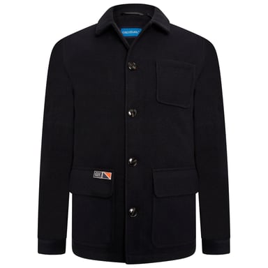 Extra-Tall Grey Hawk Workwear Style Jacket in Navy