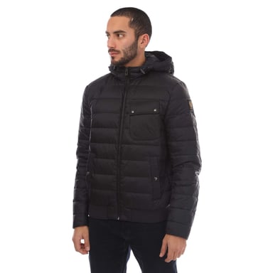 Heren Belstaff donsgevulde nylon jas Streamline in marine