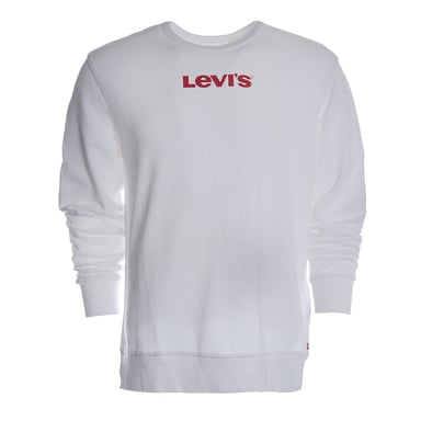 Heren Crew Sweater SMU in het wit