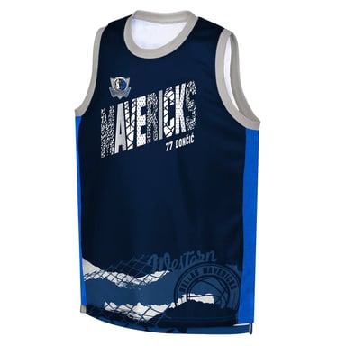 NBA Dallas Mavericks 77 Luka Doncic Heren Fast Break Shooter Vest