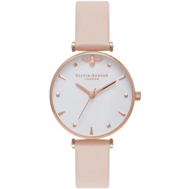 Olivia Burton Dameshorloge Kwarts Roze Goud