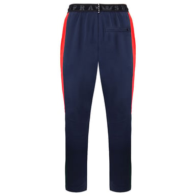 Supra Stretch Waist Graphic Logo Navy Groen Heren Track Broek 102554 320