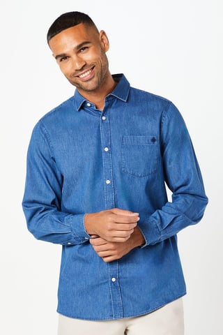 Denim Long Sleeve Shirt