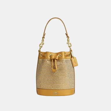 Mini Bucket Bag in Crystal