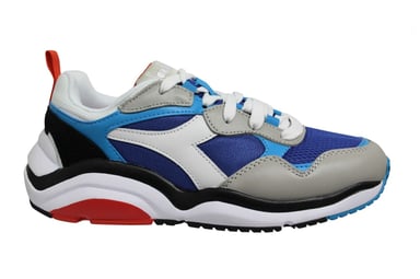 Diadora Whizz Run Heren Grijs/Blauw Sportschoenen