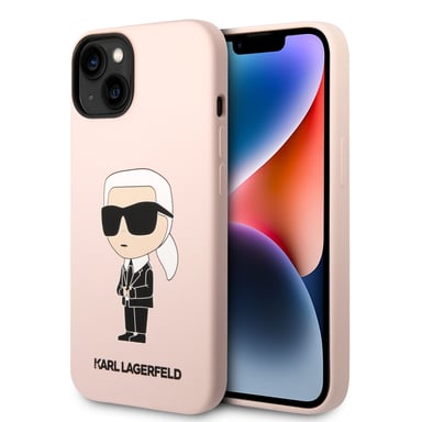 Karl Lagerfeld iPhone 14 Liquid Silicone Phone Case