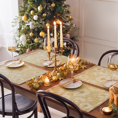 Paoletti Gouden Hert Digitale Geprinte Placemat (Set van 4)