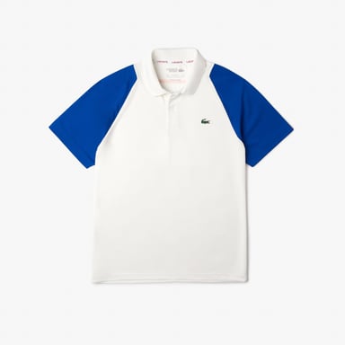 Heren Lacoste Tennis Poloshirt van gerecycled polyester in Multi kleur