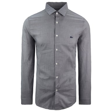 Lacoste Slim Fit Heren Grijs Overhemd