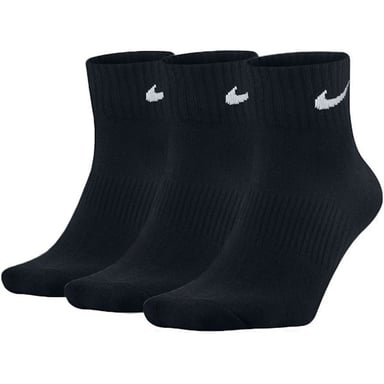 Nike Dry Cushion Everyday Ankle Socks (3 Pairs) in Black