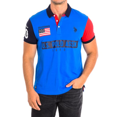 SUNWEAR Polo Shirt met Korte Mouw en Contrasterende Kapkraag 58877 Heren