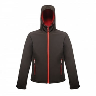 Regatta Heren Arley II Hooded Softshell Jas (Zwart)