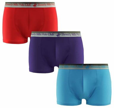 Beverly Hills Polo Club Heren 3-Pack Trunks