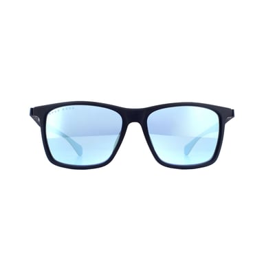 HUGO BOSS Zonnebril BOSS 1078/S FLL 3J Mat Blauwe Blauwe Spiegel