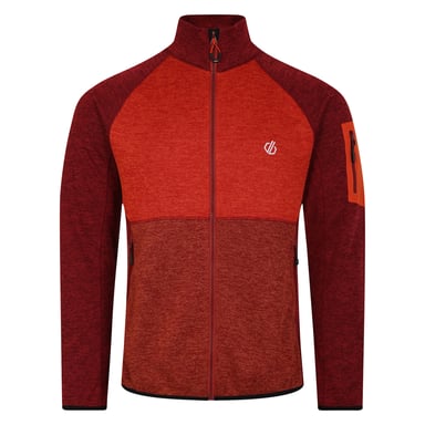 Dare 2B Heren Torrek Fleece Top (Syrah Rood/Kaneel)