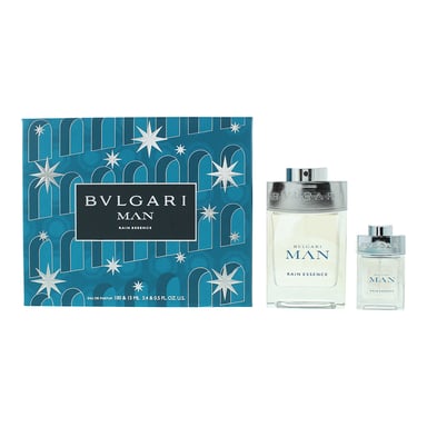 Bulgari Man Rain Essence Eau de Parfum 100ml + Eau de Parfum 15ml Gift Set