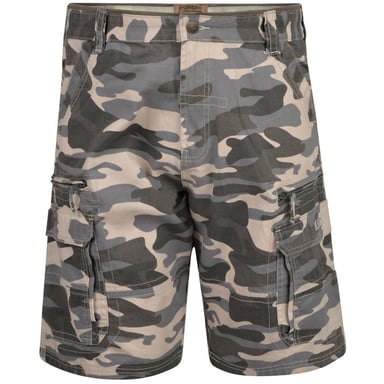 Kam Mens Camo Cargo Shorts