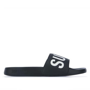 Superdry Code Core badslippers voor heren, zwart