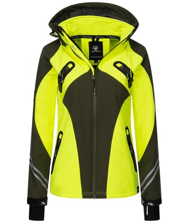 Rock Creek Softshelljacke Khaki