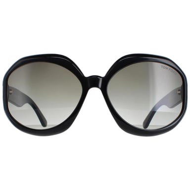 Tom Ford FT1011 01B Georgia zwarte zonnebril