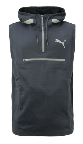 Puma Evo SL Mouwloze Heren Hoodie Trui Activewear Zwart 574519 06 A58D
